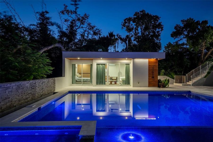 Exterior details and patio area of a home in , Sarasota (Image 47).
