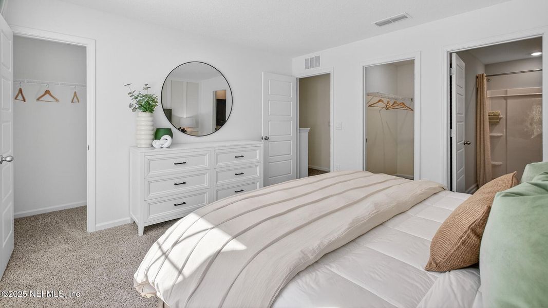 Furnished interior view inside a new home in Liberty Cove, Yulee (Image 17).