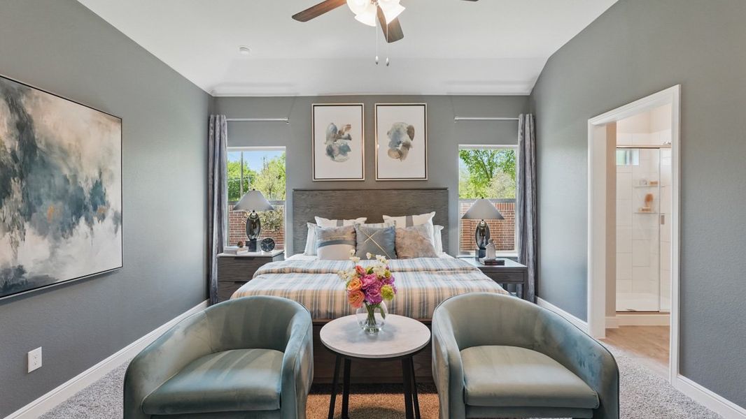 Furnished interior view inside a new home in Eden Ranch, Arlington (Image 22).
