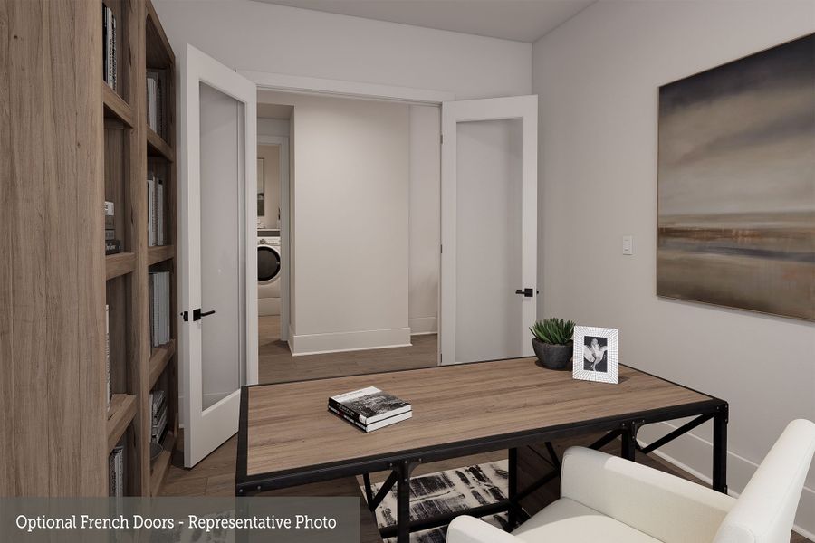 The Levi - Optional French Doors with Study The Levi - Optional French Doors with Study