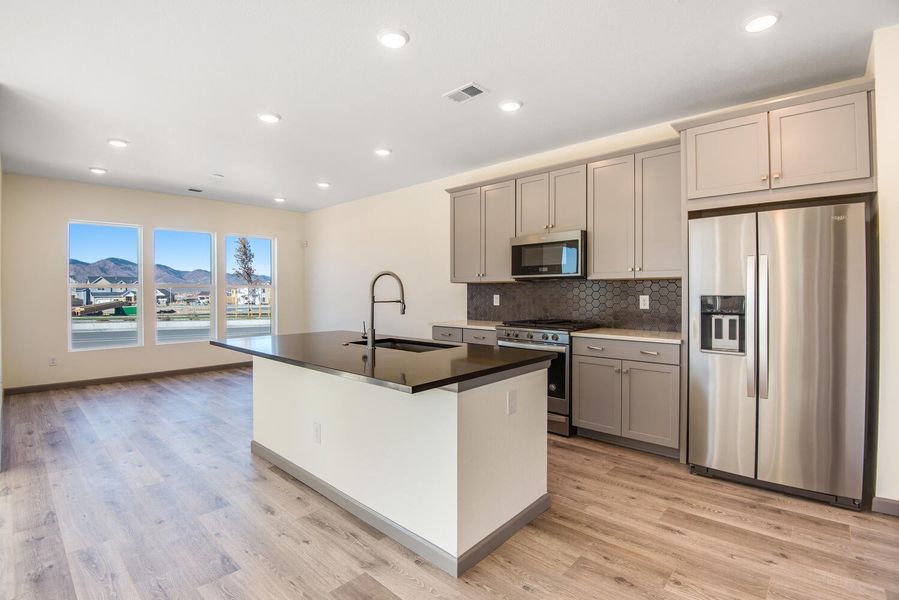 Representative furnished interior of a home built from the C by Tri Pointe Homes in Westside Crossing, Berthoud (Image 4).