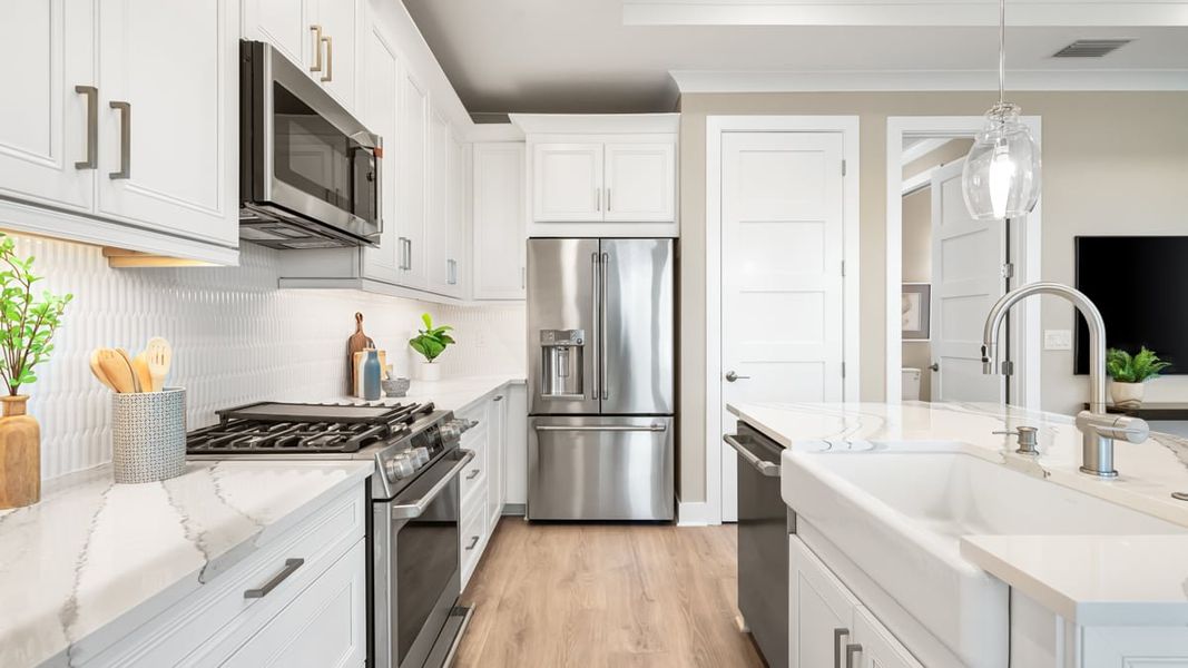 Representative furnished interior of a home built from the Lucca by Taylor Morrison in Esplanade at Azario Lakewood Ranch, Lakewood Ranch (Image 9).