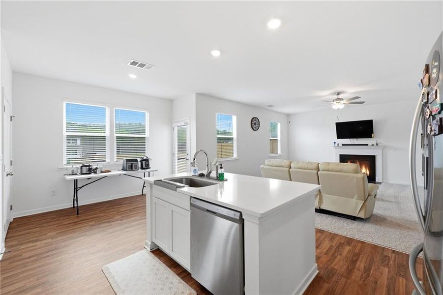 Furnished interior view inside a new home in , Canton (Image 6).