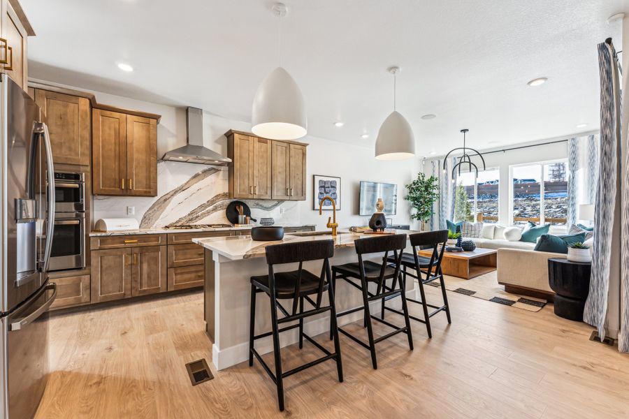 Representative furnished interior of a home built from the Maroon Bells by Taylor Morrison in Sugar Creek City Collection, Loveland (Image 14).