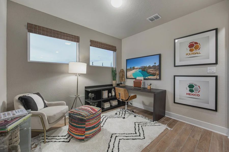 Representative furnished interior of a home built from the Balder by Chesmar Homes in Rose Hill, Marion (Image 8).