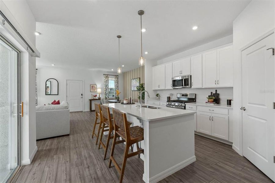 Furnished interior view inside a new home in Brack Ranch, St. Cloud (Image 11).