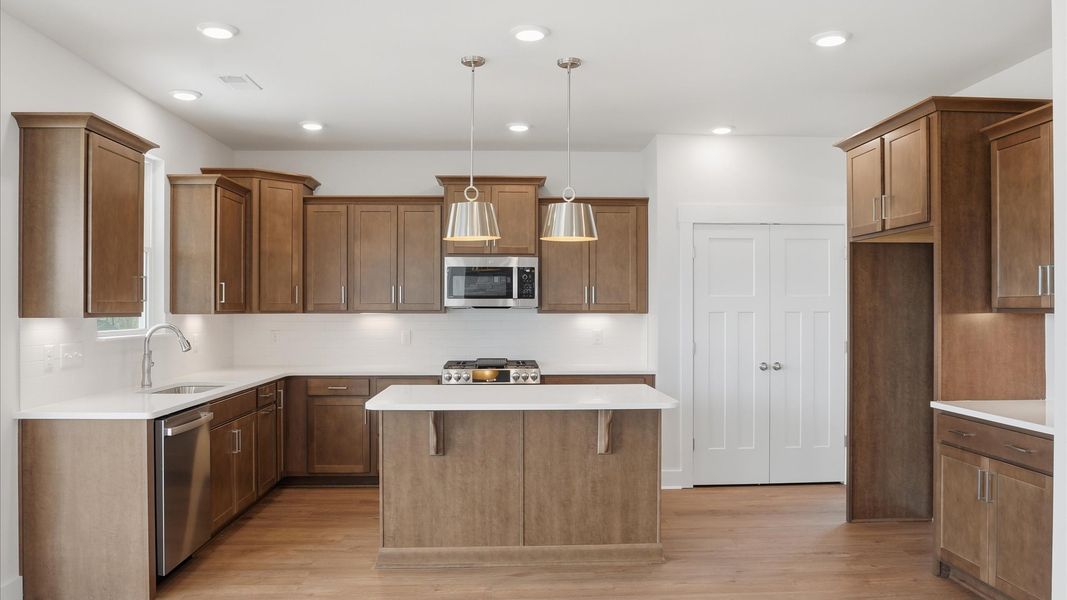 Furnished interior view inside a new home in Iris Meadows, Moore (Image 14).