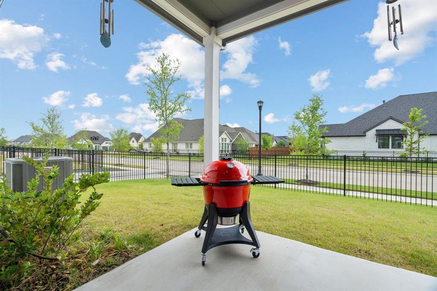 Exterior details and patio area of a home in , Fort Worth (Image 26).