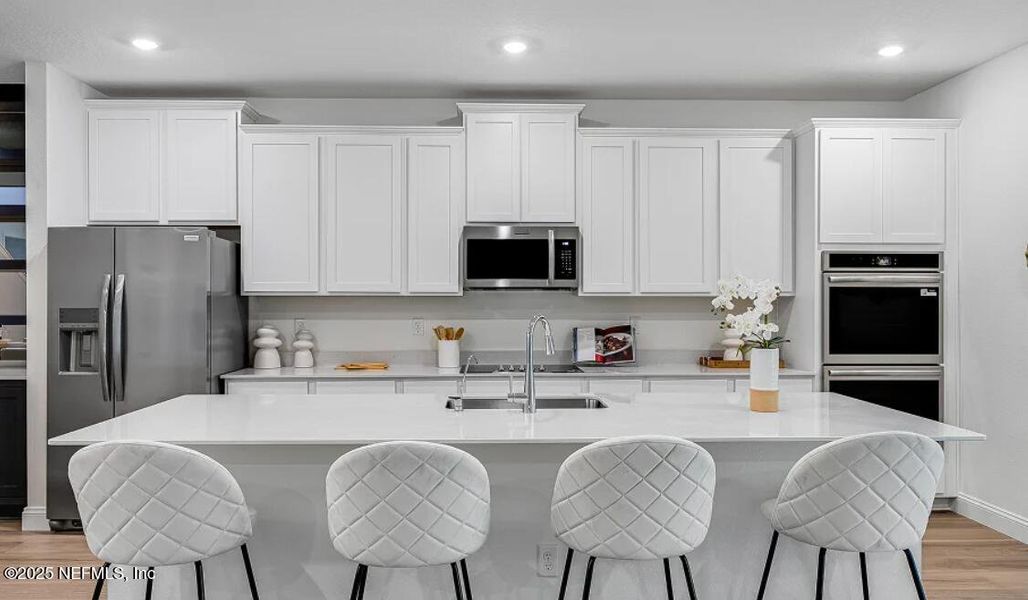 Furnished interior view inside a new home in Russell Retreat, Green Cove Springs (Image 9). Furnished interior view inside a new home in Russell Retreat, Green Cove Springs (Image 9).