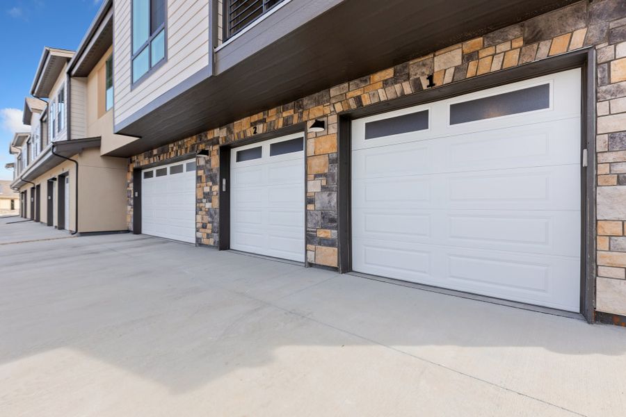 Representative exterior details of a home built from the The Bierstadt by Landmark Homes in Northfield at Old Town, Fort Collins (Image 15).