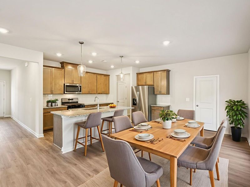 Furnished interior view inside a new home in Ivey Township, Dallas (Image 4).