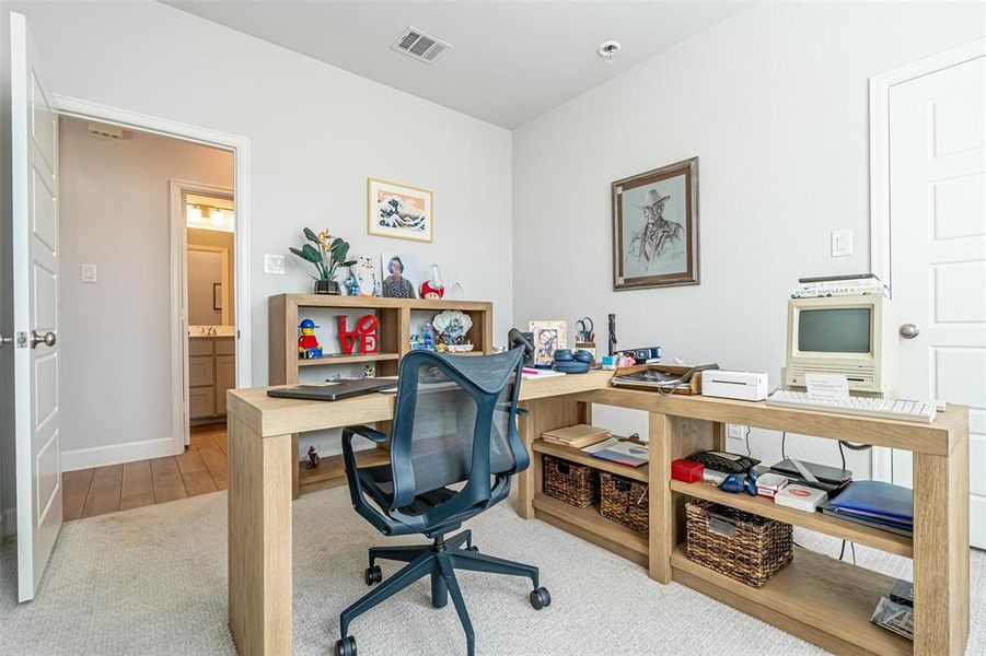 Furnished interior view inside a new home in Walsh Townhomes, Aledo (Image 10).