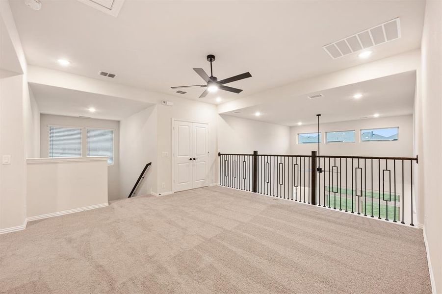 Spacious, unfurnished interior of a new home in Union Park Classic 55, Little Elm (Image 18).