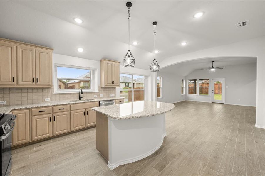 DFW-Chisholm Hills-Concept 2065-930 Madeline Lane- Kitchen -Risewell Homes-1
