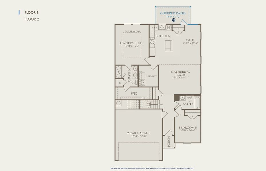 Enloe Floorplan - Floor 1