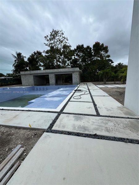 In-progress construction of a new home in , Pinecrest, FL (Image 14).