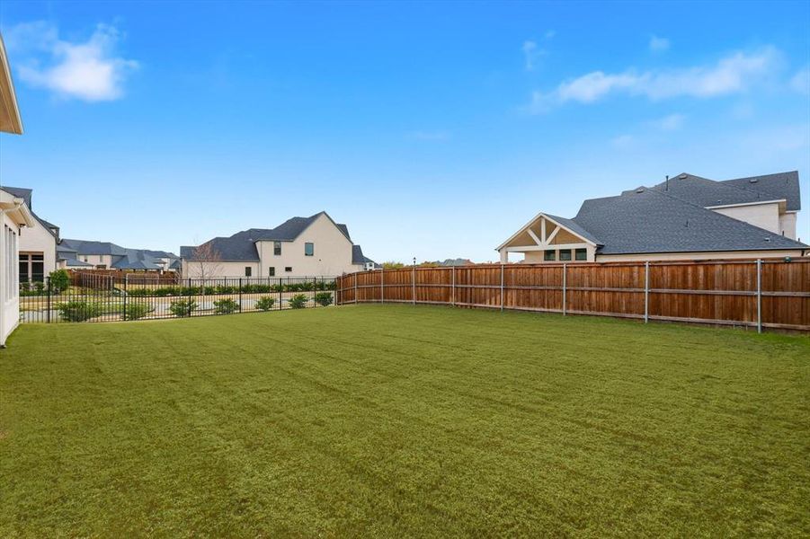 Exterior details and patio area of a home in , Frisco (Image 3). Exterior details and patio area of a home in , Frisco (Image 3).
