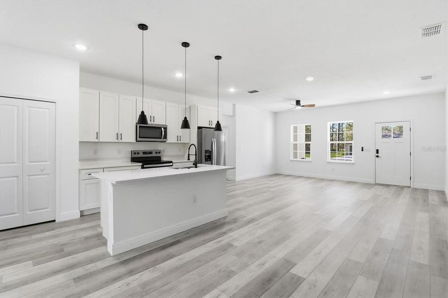 Furnished interior view inside a new home in , Citrus Springs (Image 6). Furnished interior view inside a new home in , Citrus Springs (Image 6).