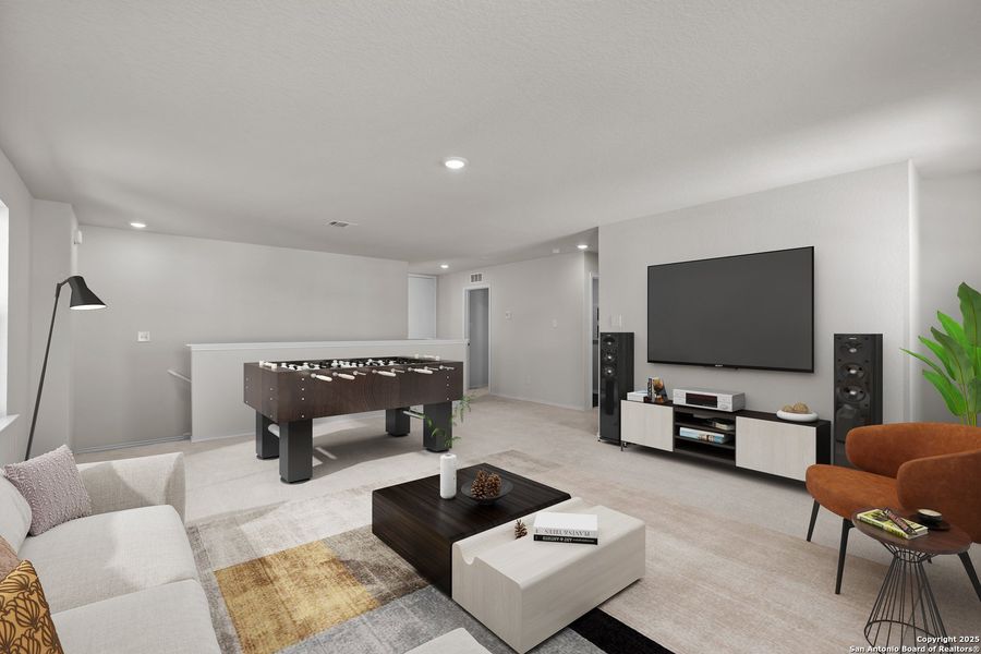 Furnished interior view inside a new home in , San Antonio (Image 4).