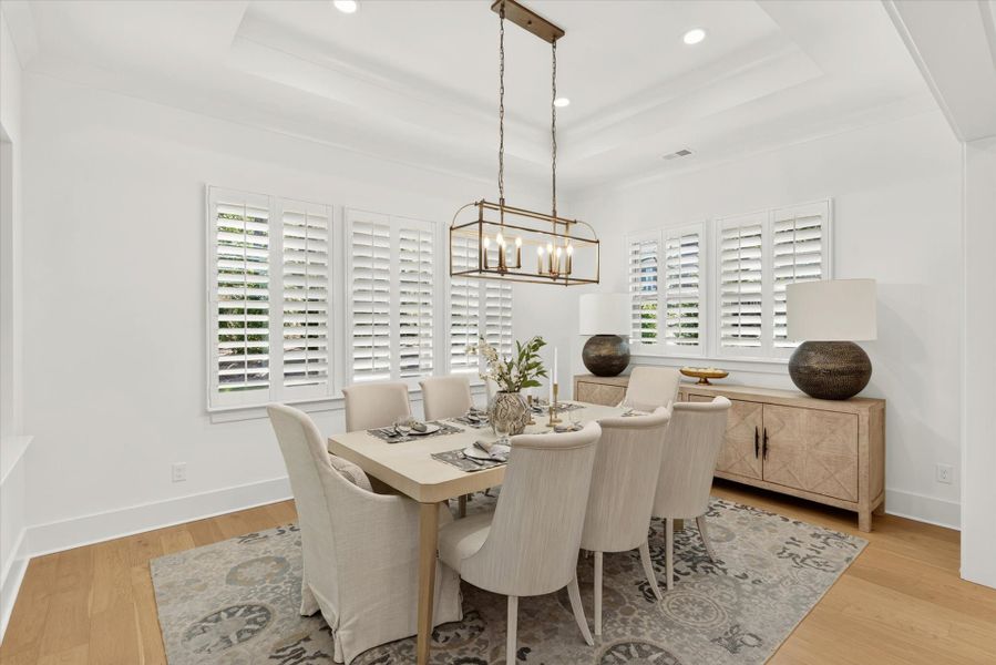 Furnished interior view inside a new home in Riverchase Estates, Lancaster (Image 21).