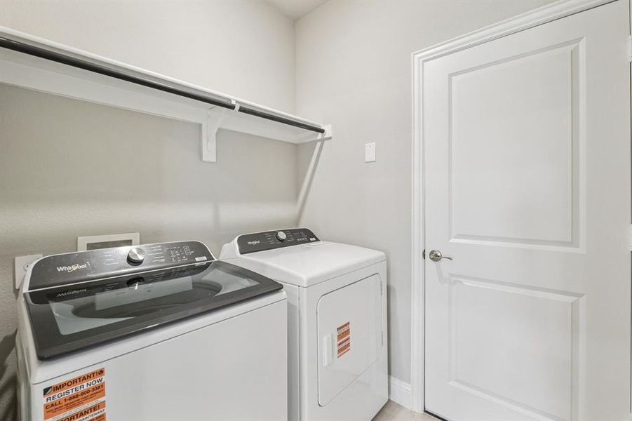 Furnished interior view inside a new home in Simpson Crossing - Spring Series, McKinney (Image 12).