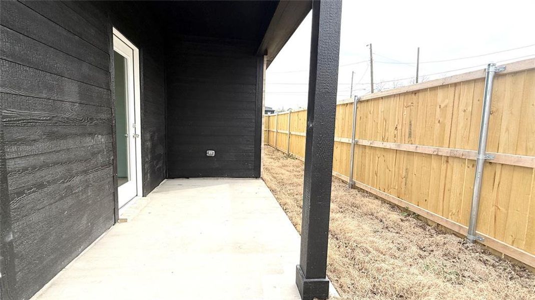 View of patio / terrace with fence