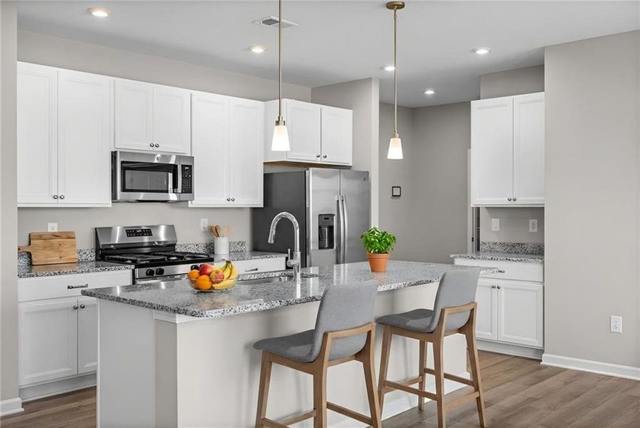 Furnished interior view inside a new home in Twin Lakes, Hoschton (Image 5).