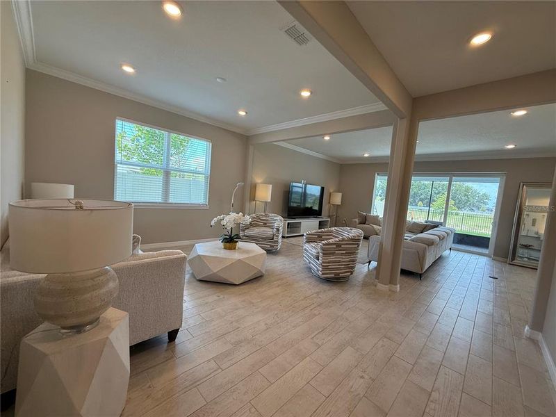 Furnished interior view inside a new home in Winding Meadows, Apopka (Image 4).