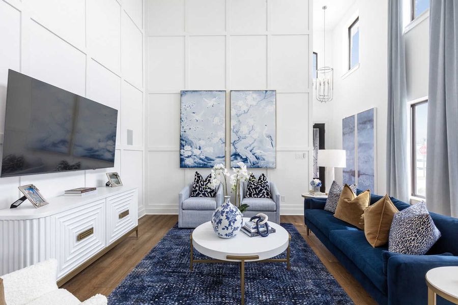 Representative Family Room - some options shown