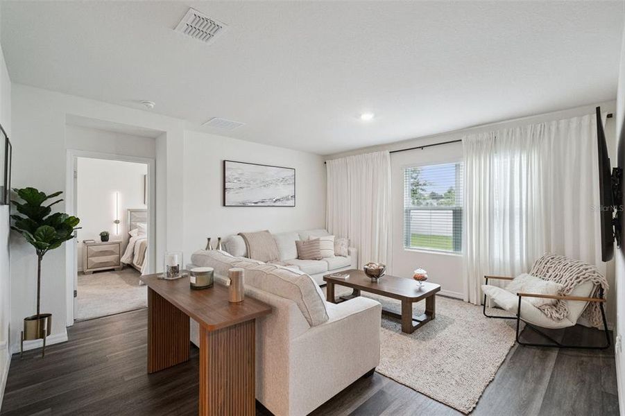 Furnished interior view inside a new home in Windrose, Apopka (Image 12).