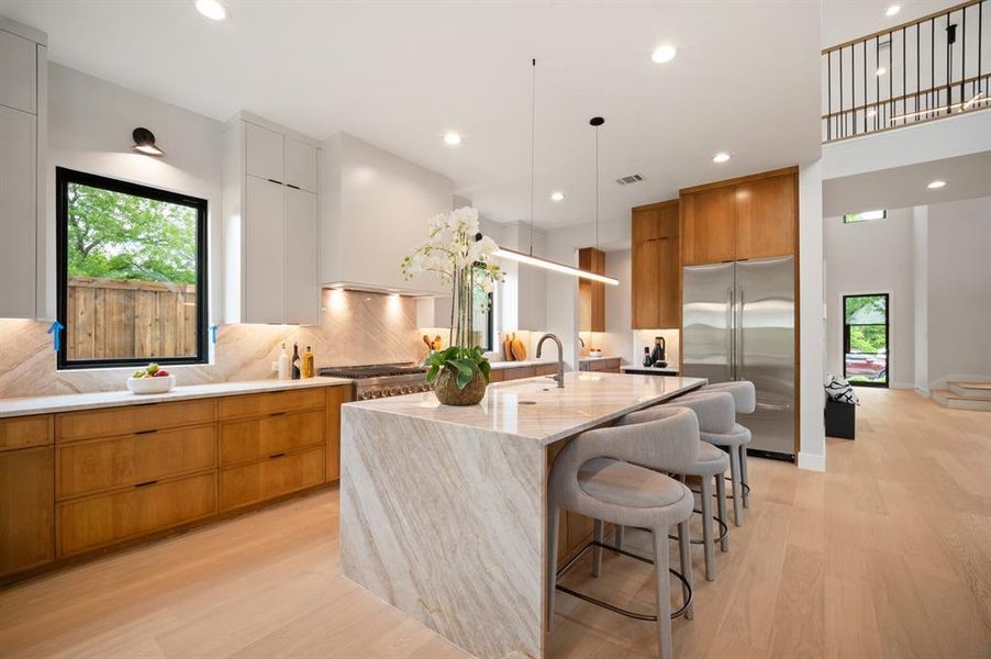 Furnished interior view inside a new home in , Dallas (Image 6).