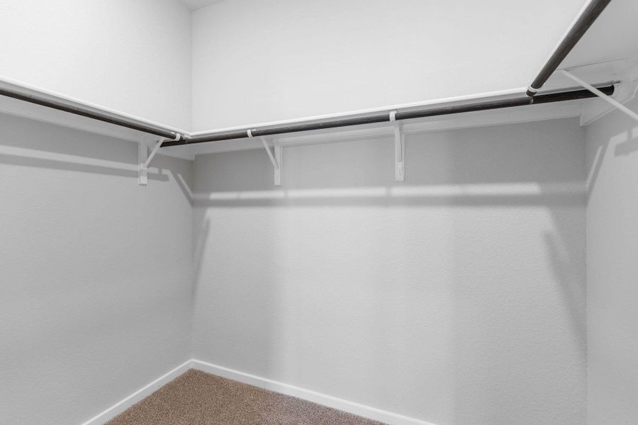 Walk-in closet in Primary Bedroom