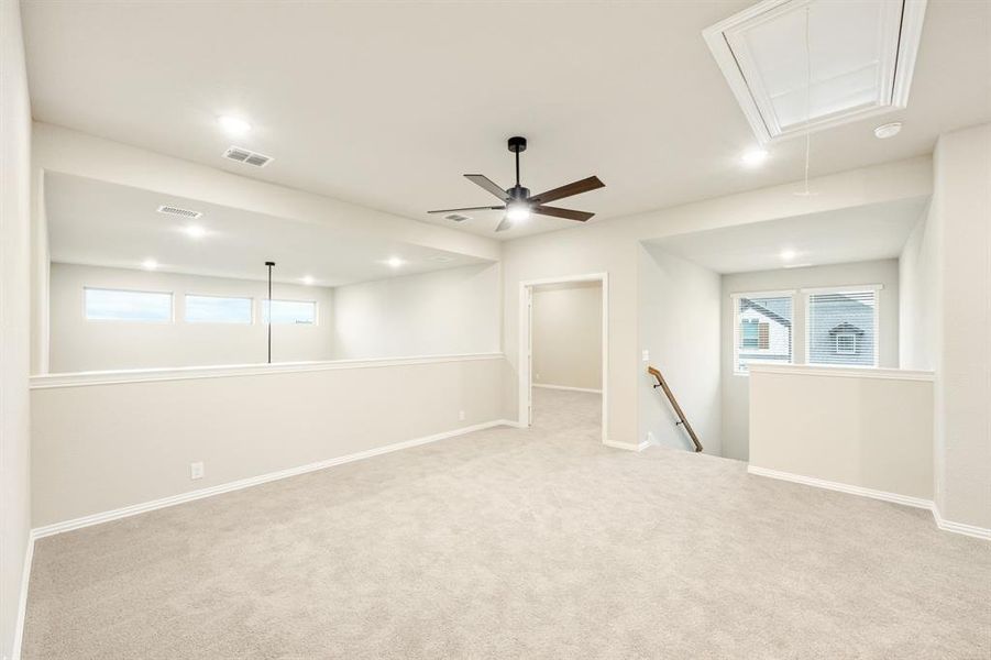 Spacious, unfurnished interior of a new home in Hulen Trails Classic 50, Fort Worth (Image 29). Spacious, unfurnished interior of a new home in Hulen Trails Classic 50, Fort Worth (Image 29).