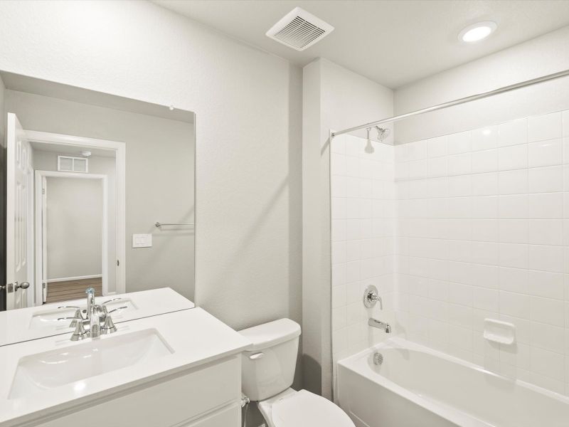 Furnished interior view inside a new home in Horizon Uptown: The Meadow Collection, Aurora (Image 6).