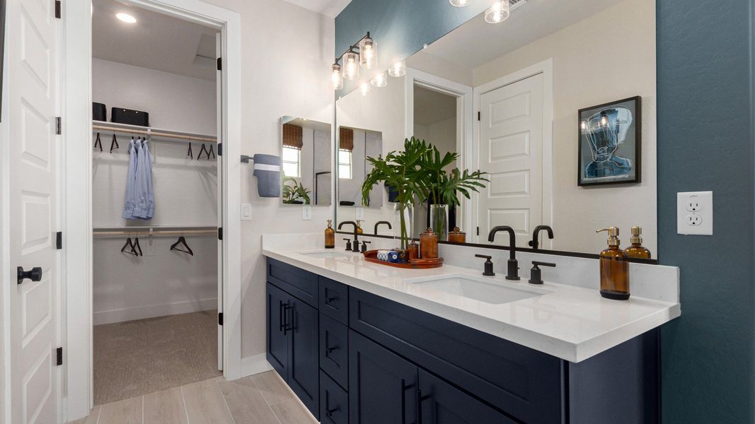 Representative furnished interior of a home built from the The Camille by DRB Homes in Surprise City Center, Surprise (Image 17).