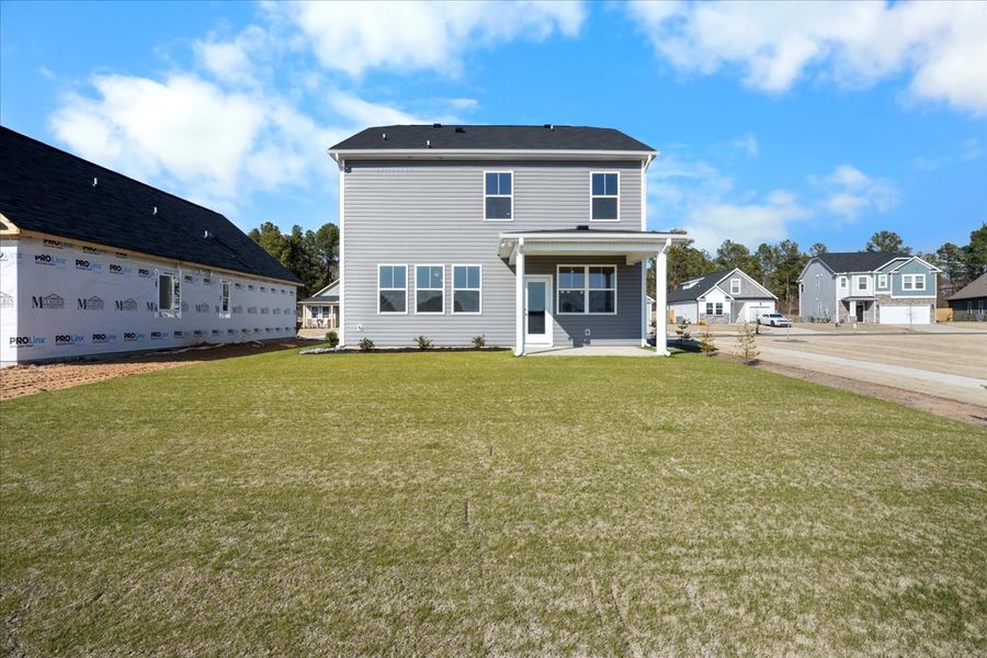 Exterior details and patio area of a home in Windsor, North Augusta (Image 4).