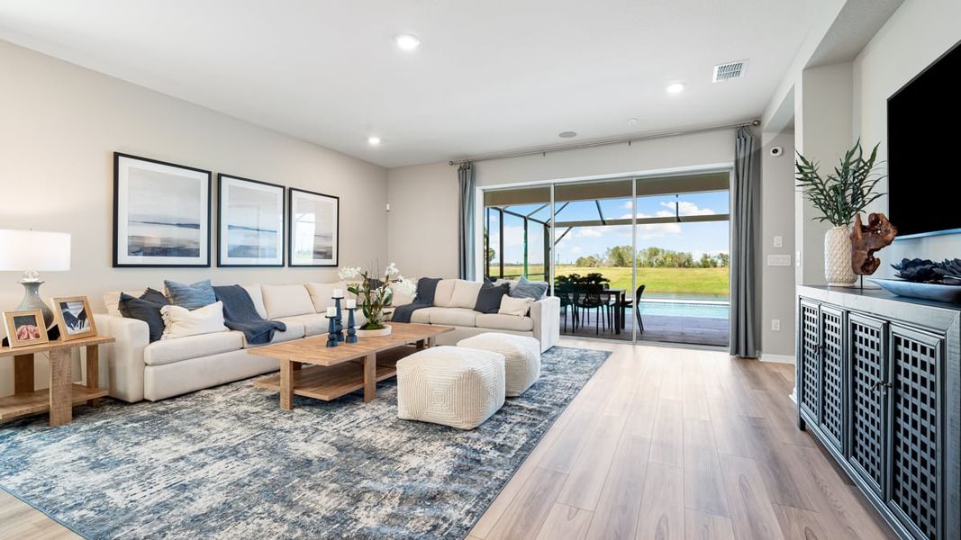 Furnished interior view inside a new home in Coasterra Community Group Page, Palmetto (Image 6).
