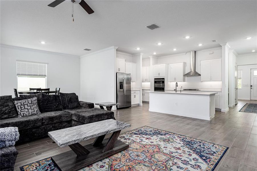 Furnished interior view inside a new home in Southshore Bay Active Adult, Wimauma (Image 8).