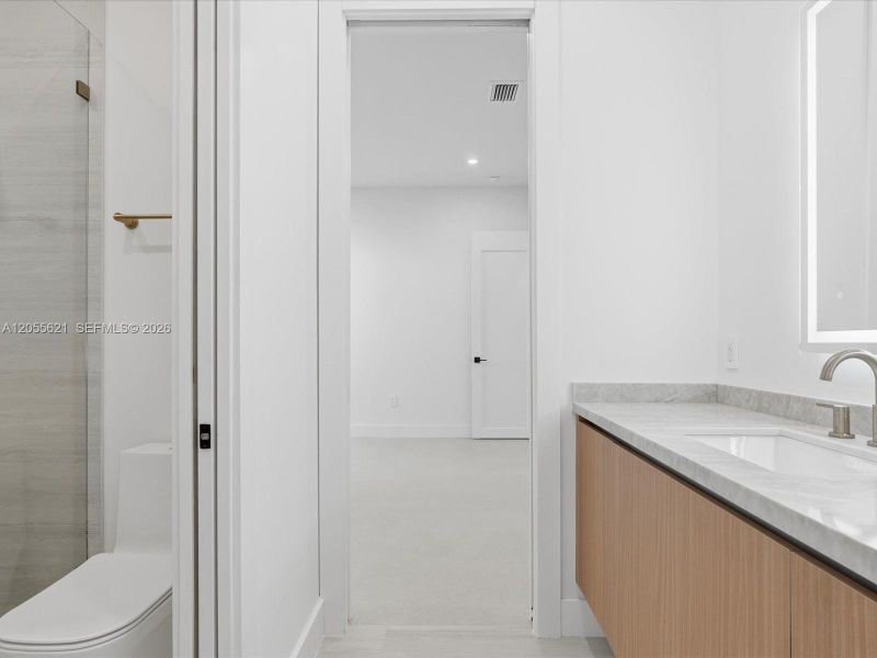 Furnished interior view inside a new home in , Miami (Image 17). Furnished interior view inside a new home in , Miami (Image 17).