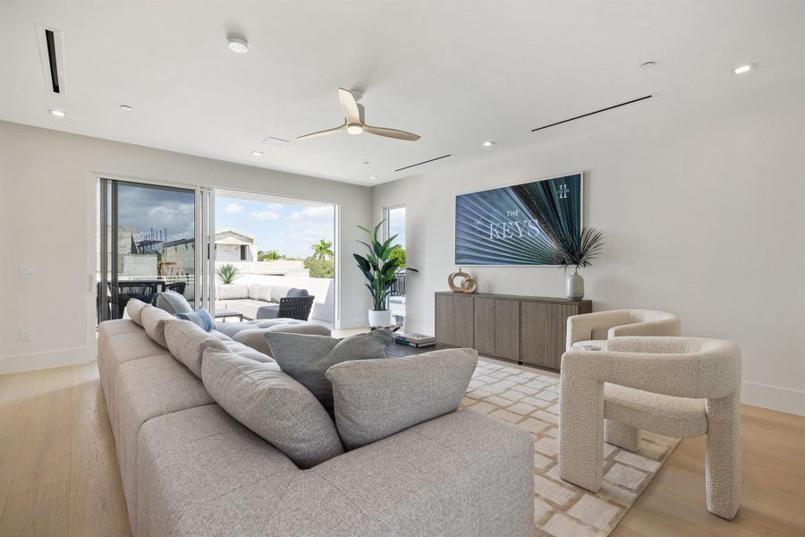 Furnished interior view inside a new home in , Delray Beach (Image 13).