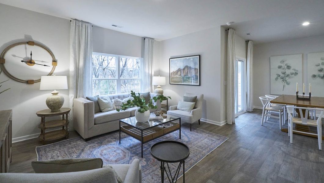 Representative furnished interior of a home built from the CALI by D.R. Horton in Raven Ridge, Lexington (Image 17).