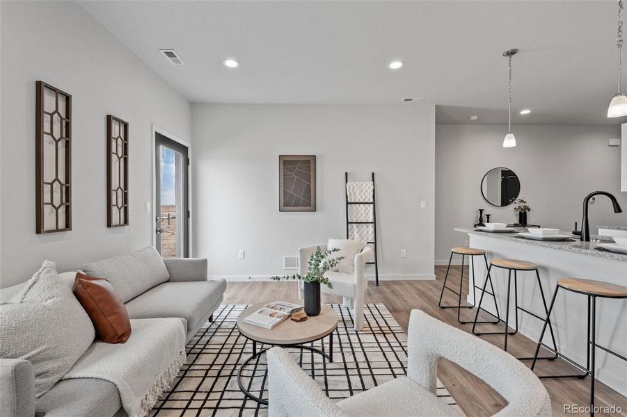 Furnished interior view inside a new home in , Pueblo West (Image 14).