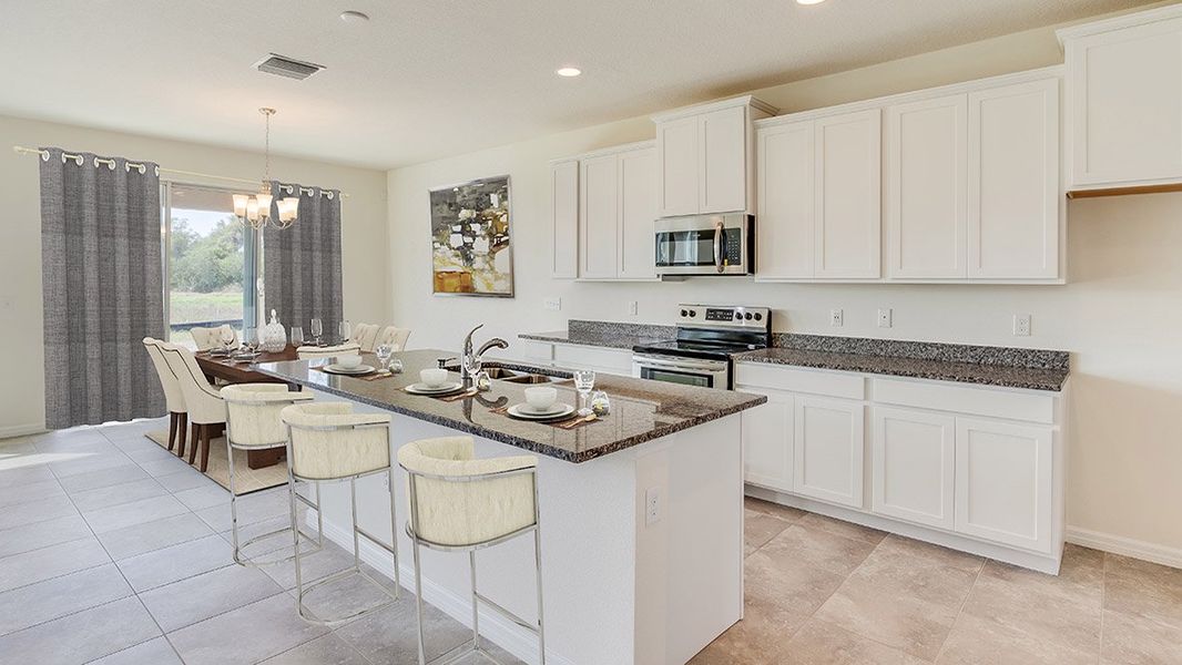 Furnished interior view inside a new home in Angeline, Land O' Lakes (Image 5).
