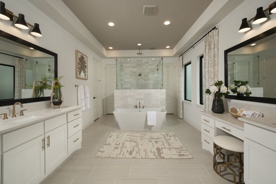 Representative furnished interior of a home built from the 4931S by Perry Homes in Santa Rita Ranch Tierra Rosa, Liberty Hill (Image 9).