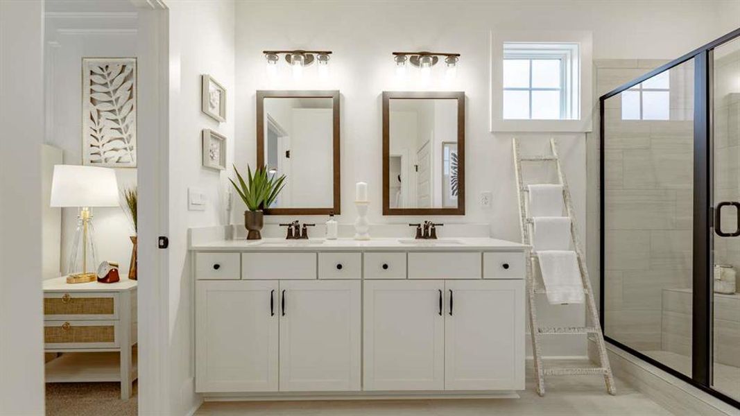 Furnished interior view inside a new home in The Village at Sandy Plains, Marietta (Image 45).