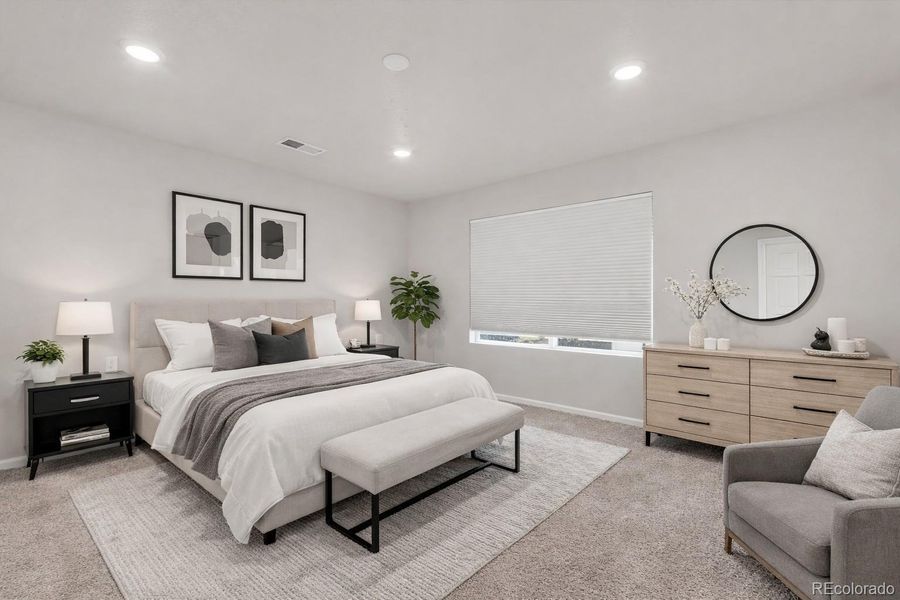 Furnished interior view inside a new home in , Littleton (Image 7).