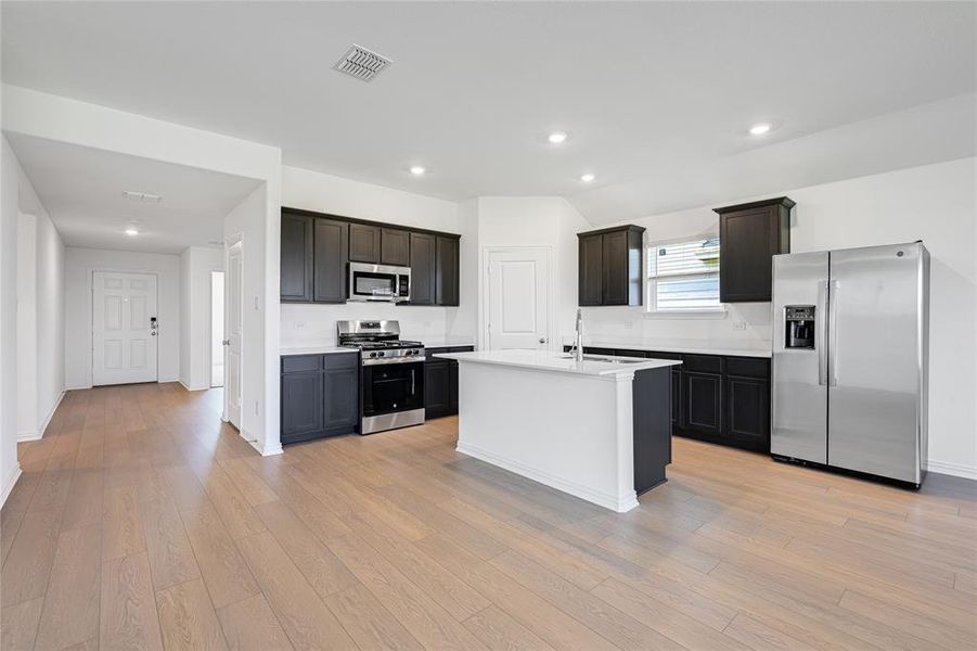 Furnished interior view inside a new home in River Ridge, Crandall (Image 15). Furnished interior view inside a new home in River Ridge, Crandall (Image 15).