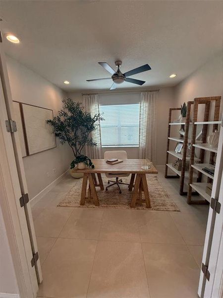 Furnished interior view inside a new home in Valencia Ridge (55+), Wesley Chapel (Image 25).