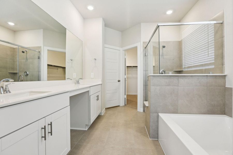 Furnished interior view inside a new home in Pine Lake Cove - Premier Series, Montgomery (Image 5).