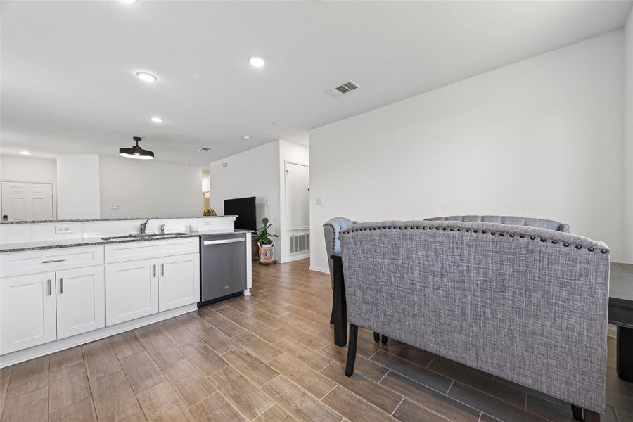Furnished interior view inside a new home in , Porter (Image 18). Furnished interior view inside a new home in , Porter (Image 18).